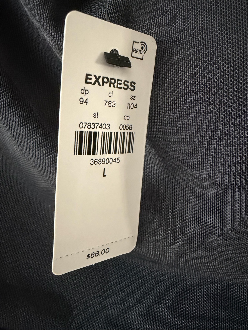 NWT Express Black Ruched Dress - Picture 3 of 3